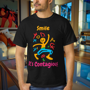 Vibrant Dancing Character Pop Art T-Shirt
