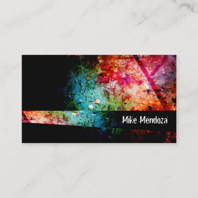 Vibrant Darkness II Business Card (Front)