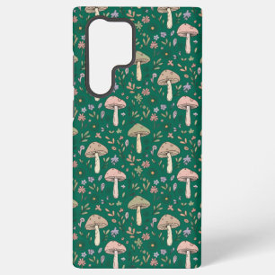 Vibrant Deep Emerald Fungi Seamless Sophisticated Samsung Galaxy Case