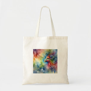 Vibrant Deer 031024AREF101 - Watercolor Tote Bag
