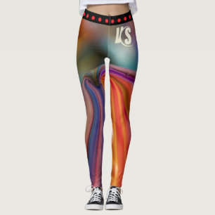 Vibrant Desert Aura Leggings