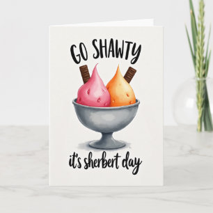 Vibrant Dessert Birthday Card