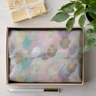 Vibrant Diagonal Brushstroke Pattern Tissue Paper