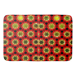 Vibrant Digital Design Large Bath Mat – Perfect Si