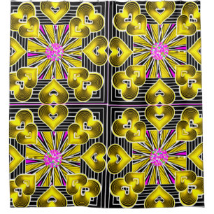 Vibrant Digital Design Shower Curtain – Colourful