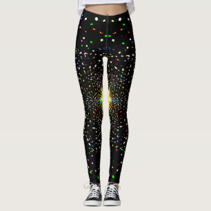 Vibrant Digital Print Leggings – Perfect Fit for E