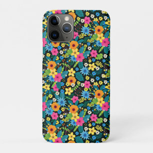 Vibrant Ditsy Flowers Floral Pattern-43785 iPhone 11 Pro Case