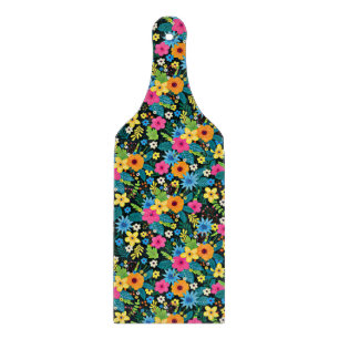Vibrant Ditsy Flowers Floral Pattern Design-43785 Cutting Board