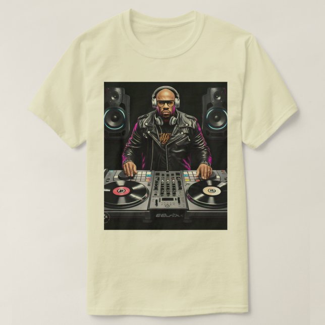 "Vibrant DJ Print T-Shirt: Elevate Your Style" T-Shirt (Design Front)