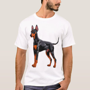 Vibrant Doberman Pinscher T-Shirt