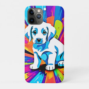 Vibrant Dog Artwork iPhone 11 Pro Case