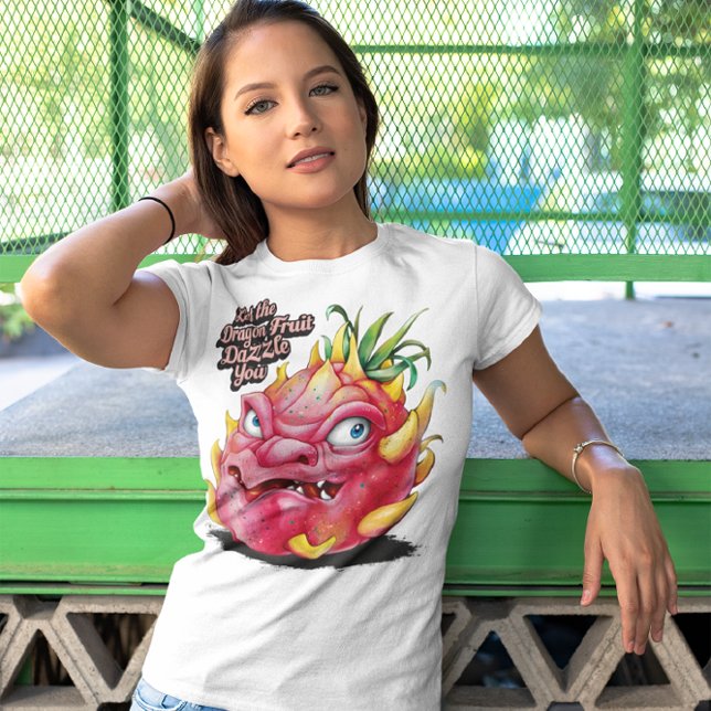 Vibrant Dragon Fruit Roaring T-Shirt (Creator Uploaded)