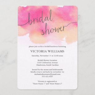 Vibrant Dreams Bridal Shower Invitation