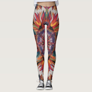 Vibrant Dynamic All-Over-Print Leggings – Bold