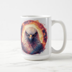 Vibrant Eagle Artwork Coffee Mug