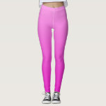 Vibrant Electric Summer Hot Pink Dipped Ombre Leggings<br><div class="desc">Leggings</div>