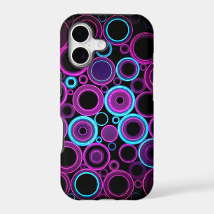Vibrant Electric Synthwave Matrix Cyber Armor