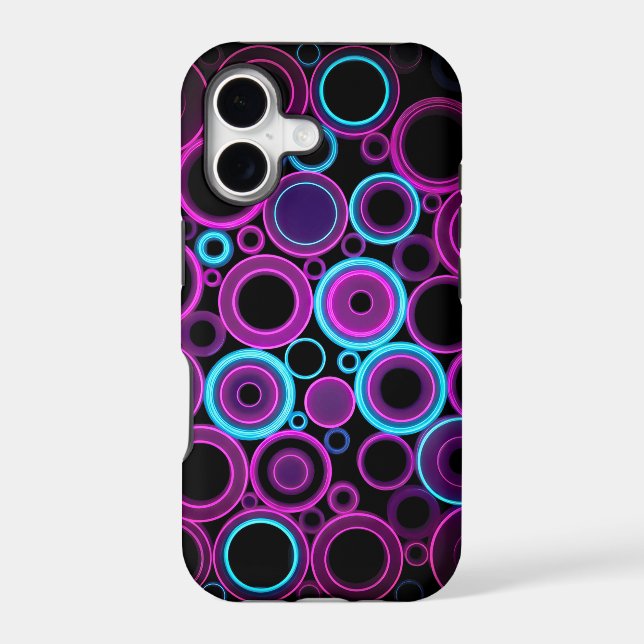 Vibrant Electric Synthwave Matrix Cyber Armour (Back)