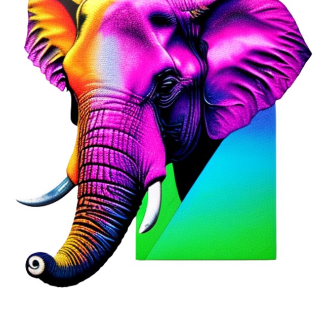 Vibrant Elephant Trivet Glass Coaster Gift Box T-S Cutting Board (Creator Uploaded)
