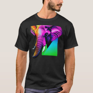 Vibrant Elephant Trivet Glass Coaster Gift Box T-Shirt