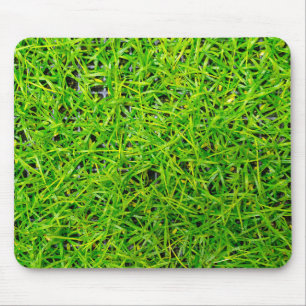 Vibrant Emerald Green Lawn Grass  Mouse Pad