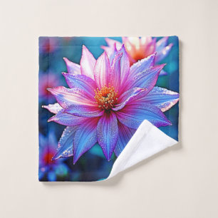 Vibrant Ethereal Bloom Artwork Bath Towel Set