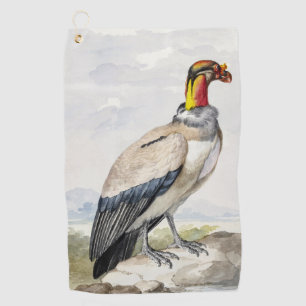 Vibrant Exotic King Vulture Wall Decor Golf Towel
