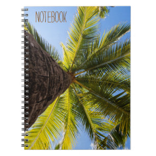 Vibrant Exotic Palm Tree Notebook