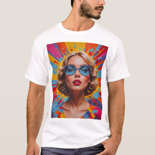 Vibrant Expressions of Colourful Confidence T-Shirt