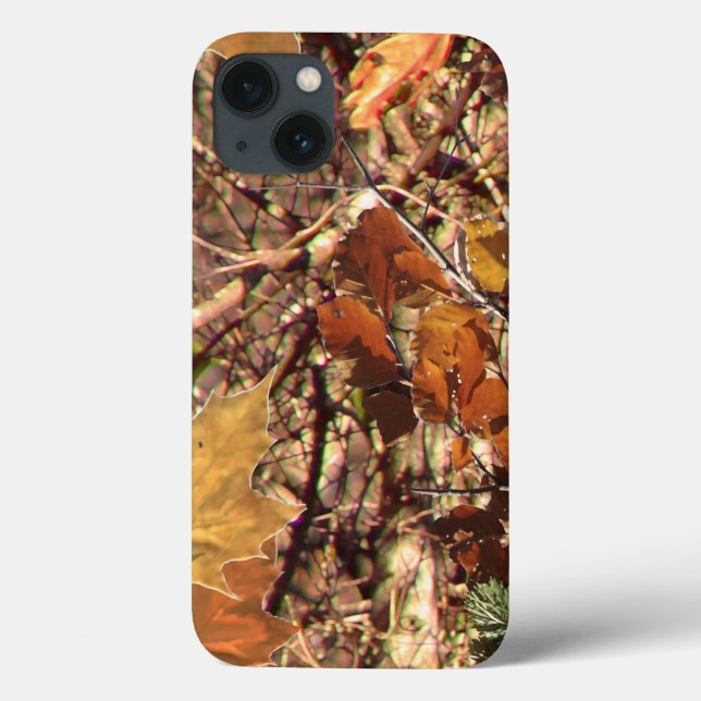Vibrant Fall Forest Nature Camouflage Decor Case-Mate iPhone Case (Back)
