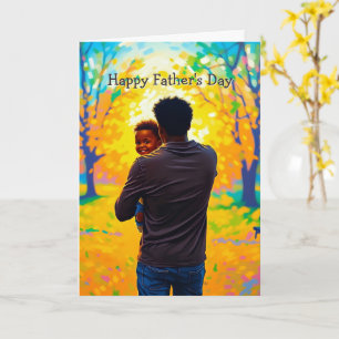 Vibrant Father's Day Card