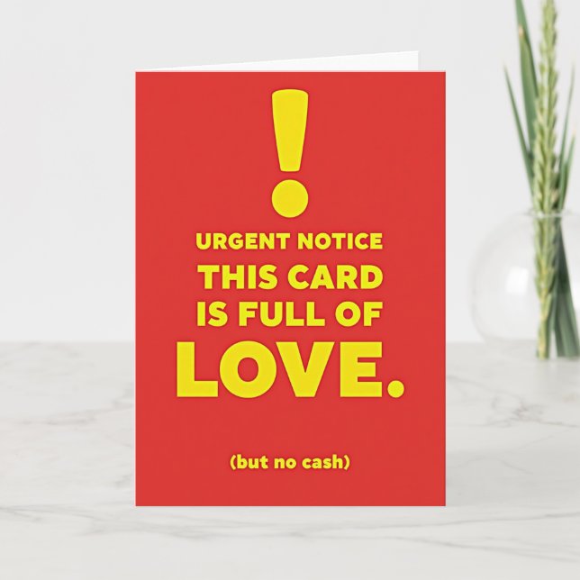 Vibrant Fathers Day Notice Card (Front)