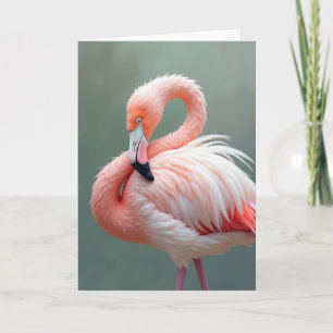 Vibrant Feather Birthday Card