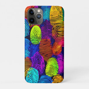 Vibrant Fingerprint Design iPhone 11 Pro Case