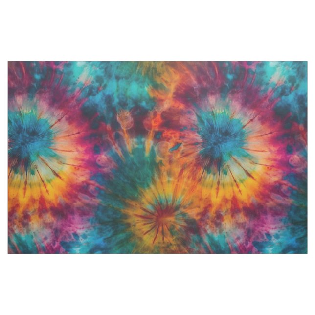 Vibrant Fireworks Tie-Dye Fabric (Yard)