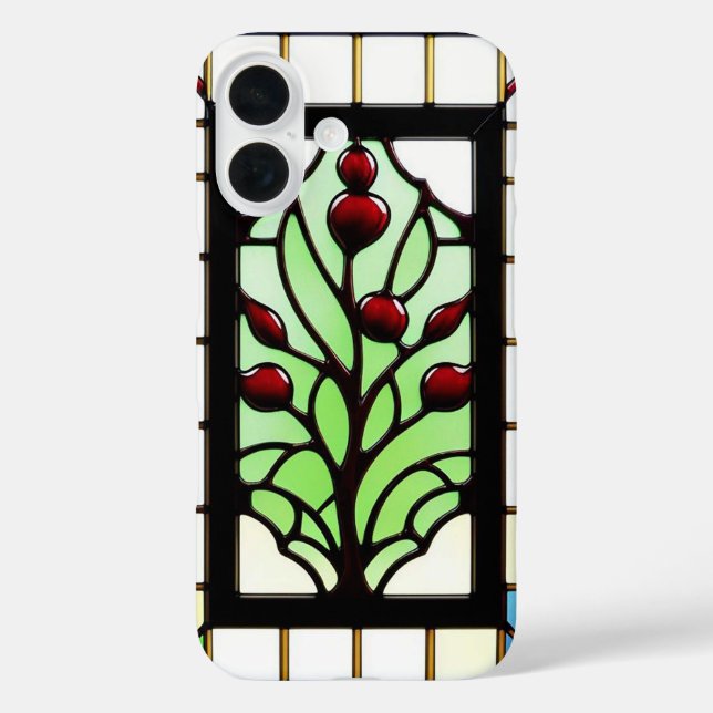 Vibrant Floral and Geometric Designs Case-Mate iPhone Case (Back)