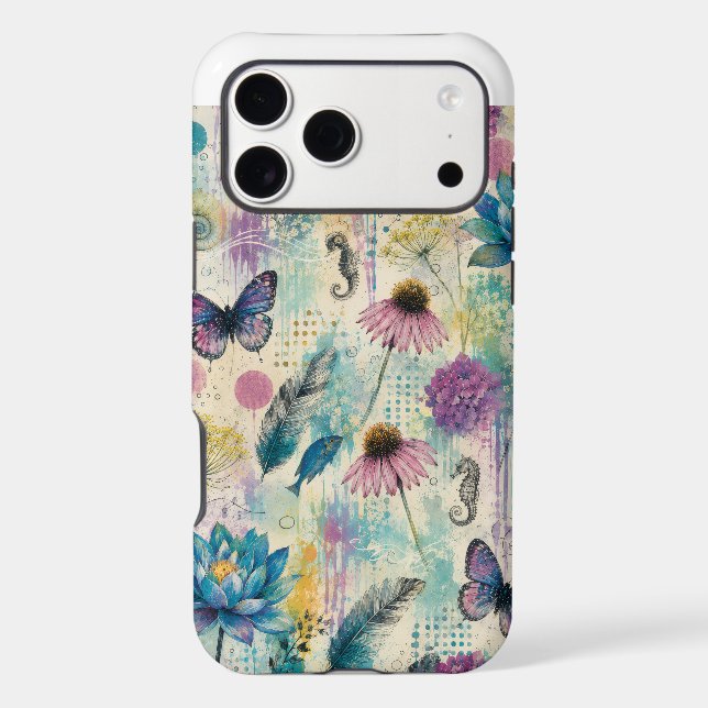 Vibrant Floral Aquatic Dream (Back)