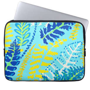Vibrant Floral Design Laptop Sleeve