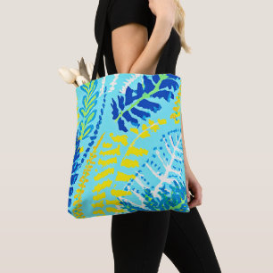 Vibrant Floral Design Tote Bag