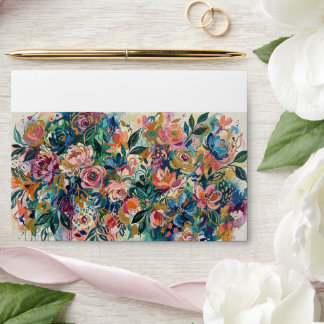 Vibrant Floral Garden Envelope