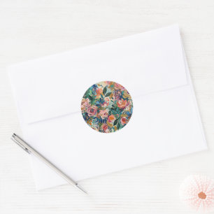 Vibrant Floral Garden Sticker