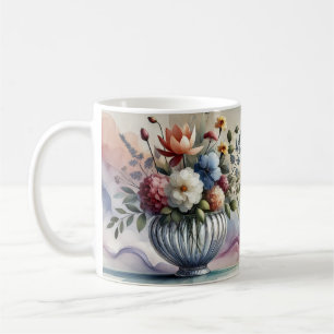 Vibrant Floral Harmony Birthday Invitation Coffee Mug