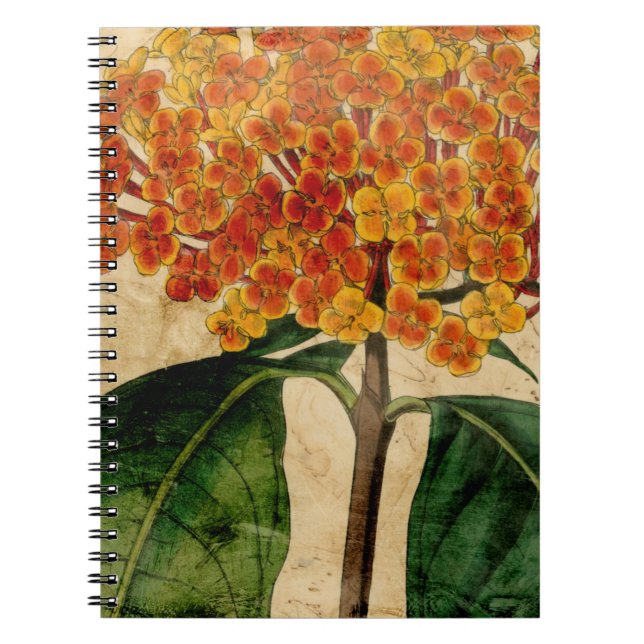 Vibrant Floral I Notebook (Front)