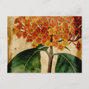 Vibrant Floral I Postcard