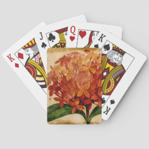 Vibrant Floral III Playing Cards