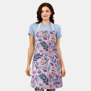 Vibrant Floral Medium Apron – Perfect for Cooking