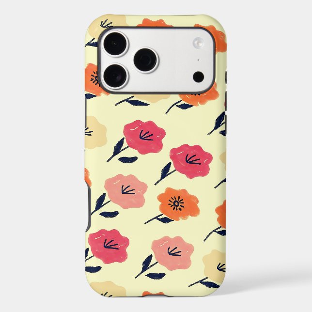Vibrant Floral Pattern (Back)