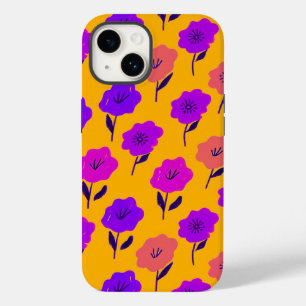Vibrant Floral Pattern Case-Mate iPhone 14 Case