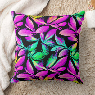 Vibrant Floral Repeat Design Cushion