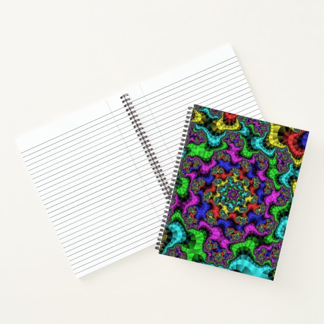 Vibrant Floral Sprinkles Notebook (Inside)